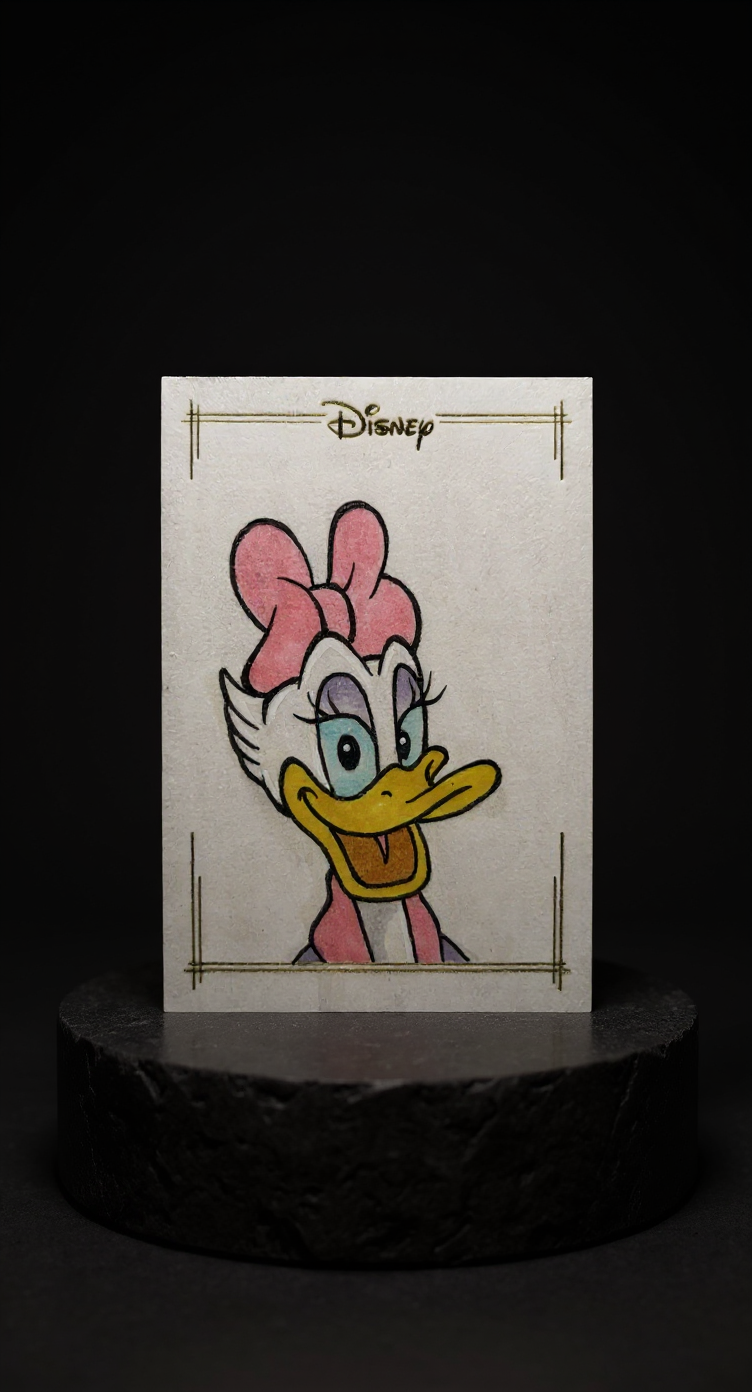 2025 Topps Chrome Disney Drip Pack: HUNT 2x 1/1 Autograph Sketch Cards + SSP Reflections